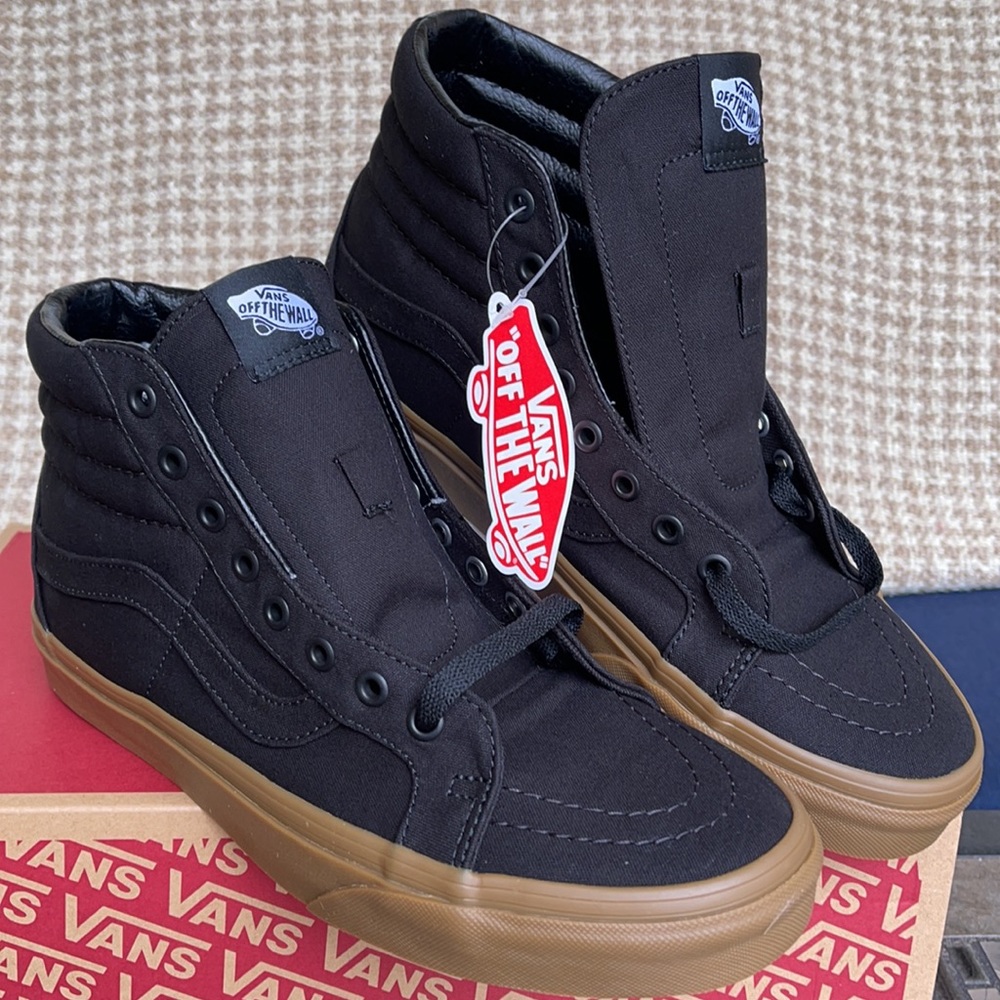 Vans Sk8-Hi Reissued Canvas Gum Black/Light Gum Mn - Picture 5 of 16